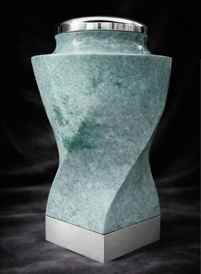Jadeite urn